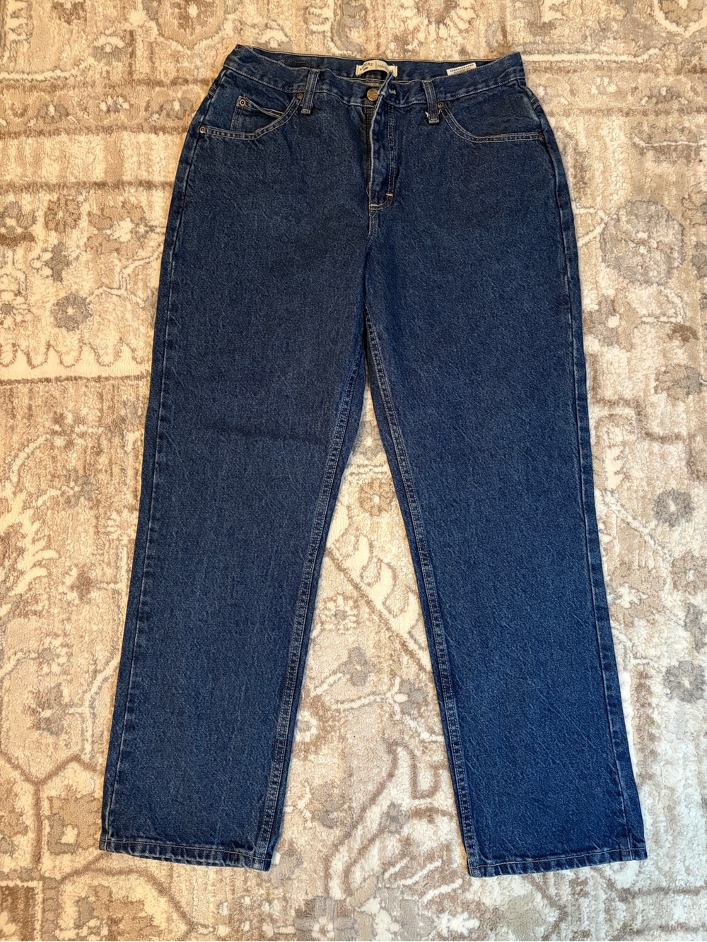 Lee Dark Blue Straight-Leg Women’s Jeans
